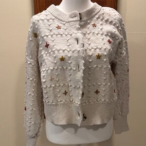 Madewell Women's Soft Cream Knit Sweater - size M